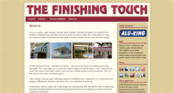 Desktop Screenshot of finishingtouch.co.za