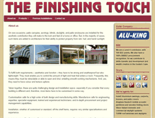 Tablet Screenshot of finishingtouch.co.za